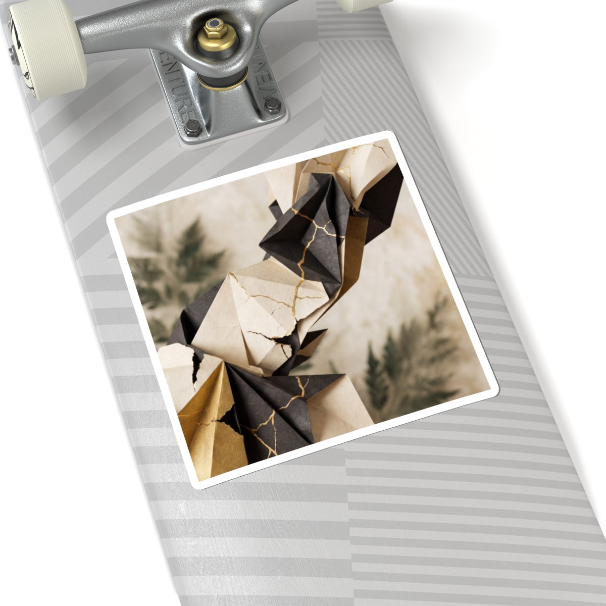 Paper Fold Broken Beauty Sticker | Artful Kintsugi Art