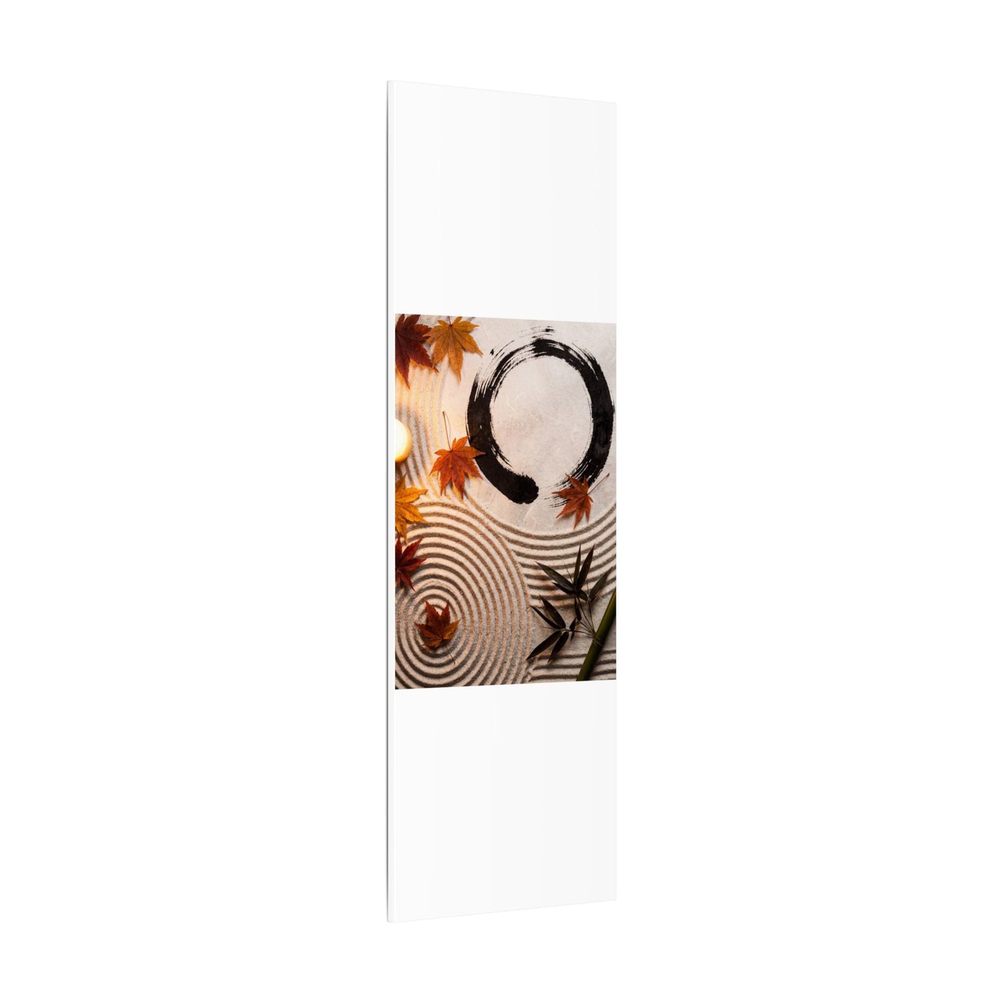 Tranquil Rock Garden Canvas Art - Enso Zen