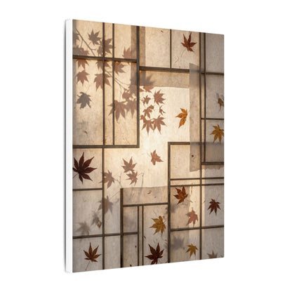 Shoji Screen Japanese Pattern Canvas Art | Neutral Japandi Art