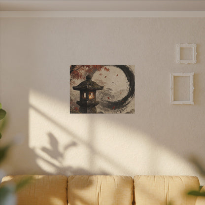 Ma Stone Lantern Canvas Art - Zen Enso