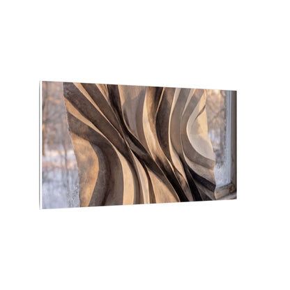 Mono No Aware Paper Fold Canvas Art - Japandi Minimal Line