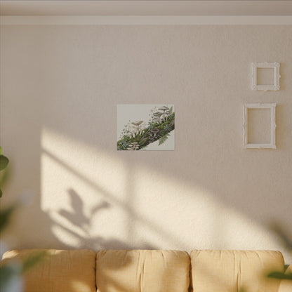 Dappled Wild Mushrooms Canvas Art - Japandi Ma