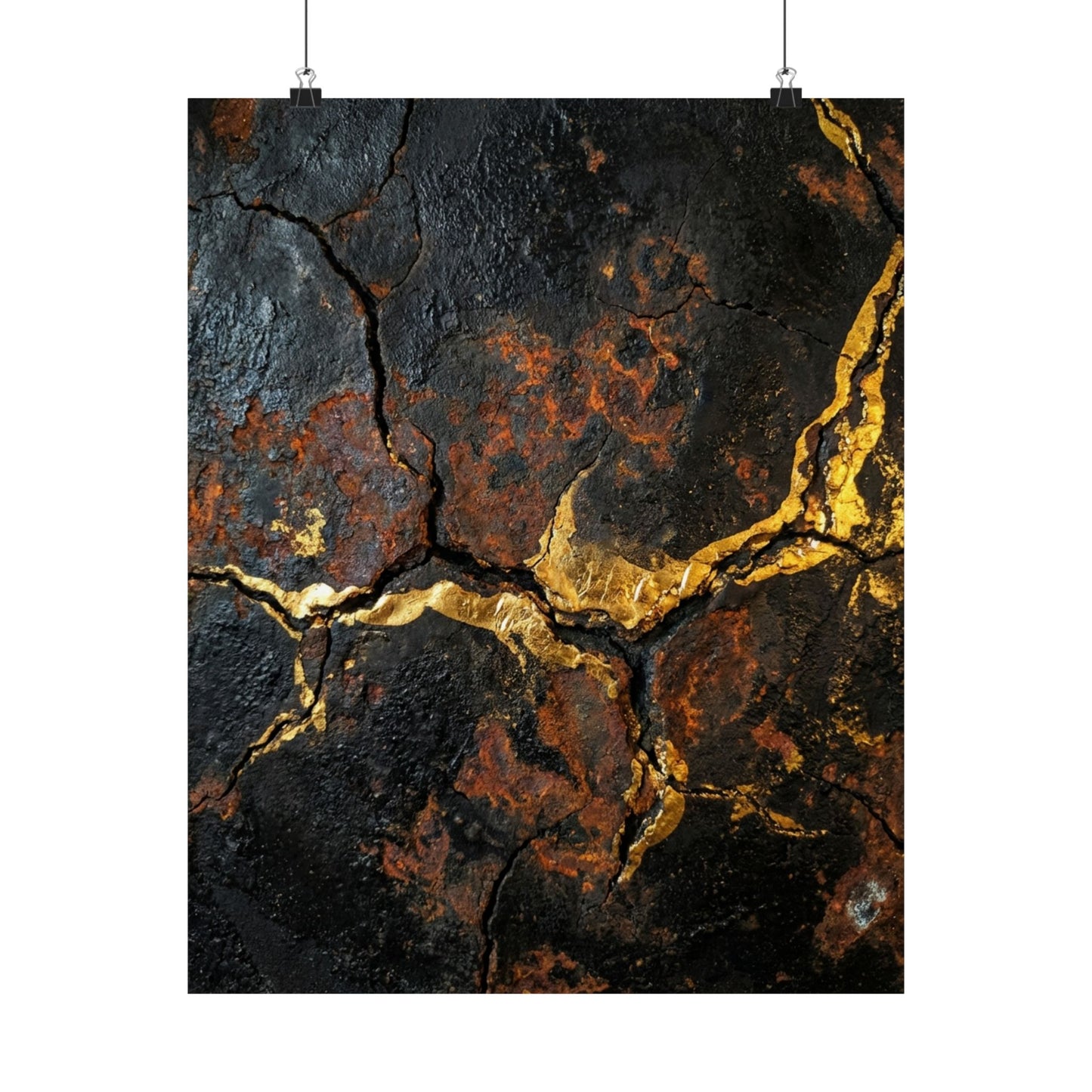 Kintsugi Broken Beauty Wall Art Print Art Print