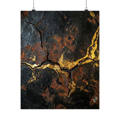 Kintsugi Broken Beauty Wall Art Print Art Print