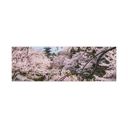Japandi Ceramic Bowl in Golden Hour | Watercolor Canvas Art