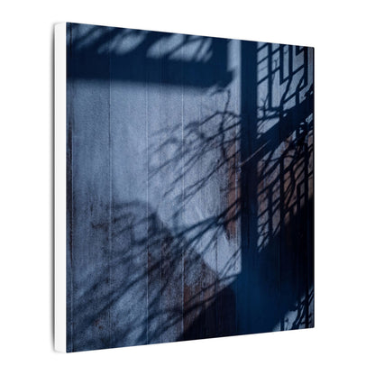 Shadow Play Moody Minimal Canvas Art | Moody Dark Japandi Art