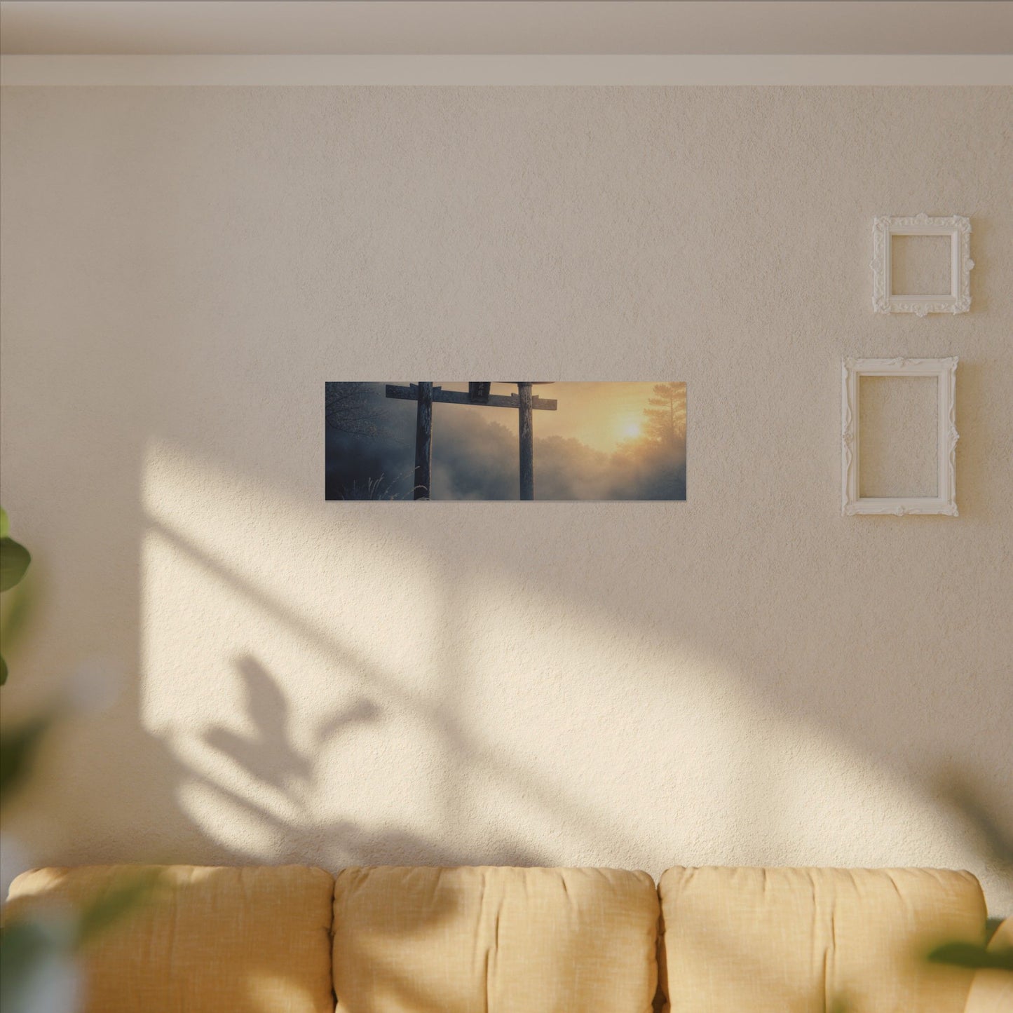 Zen Torii Gate in Golden Hour | Karesansui Canvas Art