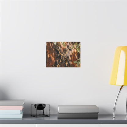 Kanso Rust Patina Canvas Art - Kintsugi Gold Vein