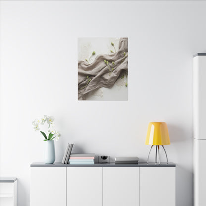 Overcast Silk Drape Canvas Art - Japandi Ma