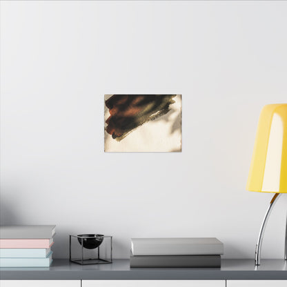 Ink Brushstroke Canvas Art | Summer Dark Japandi Moody Minimal Art