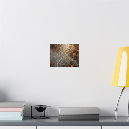 Artful Water Ripple Canvas Art - Gold Vein Kintsugi