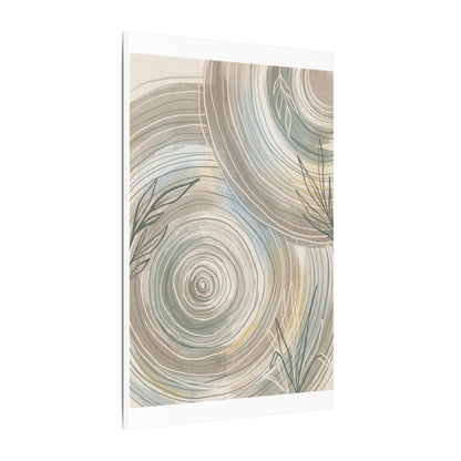Kanso Water Ripple Canvas Art - Japandi Minimal Line