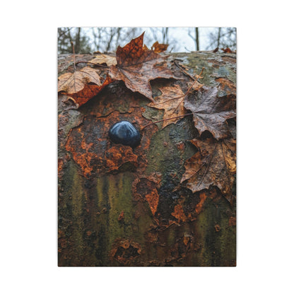 Datsuzoku Rust Patina Canvas Art - Dark Japandi Moody Minimal