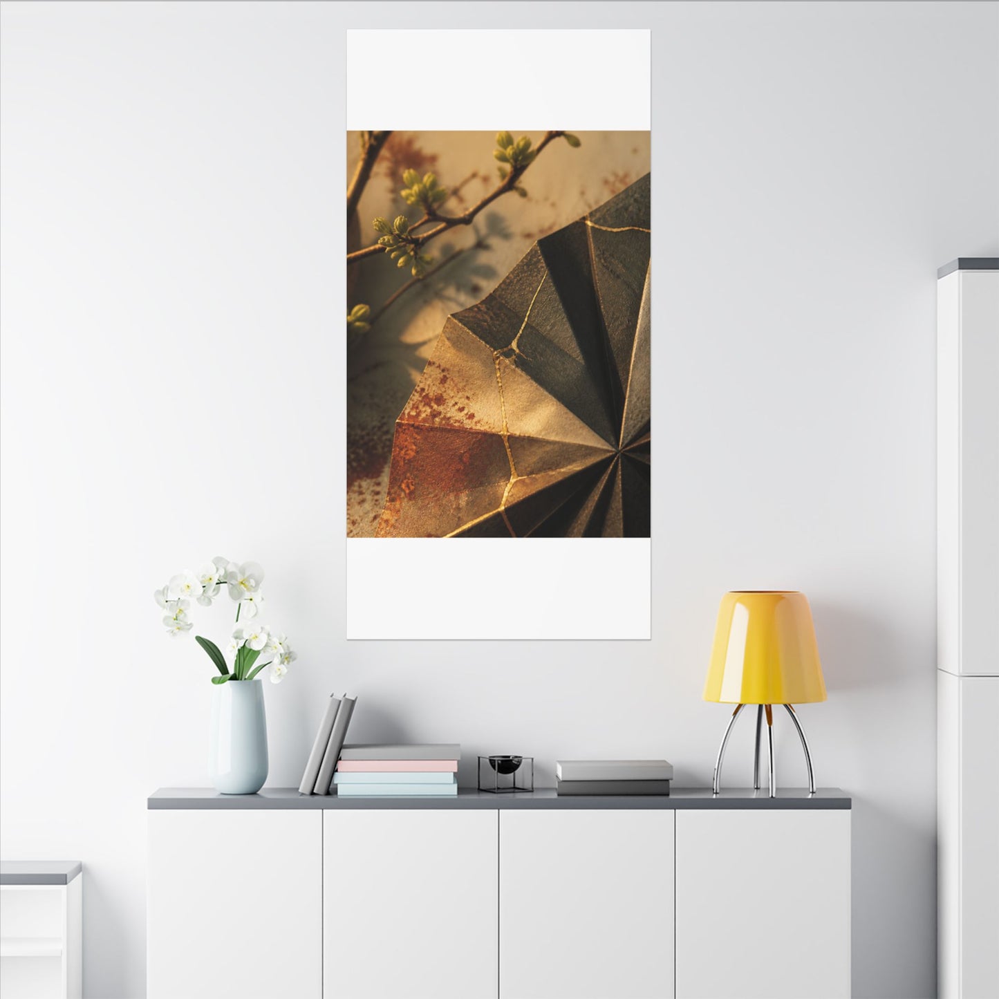 Ma Paper Fold Canvas Art - Kintsugi Broken Beauty
