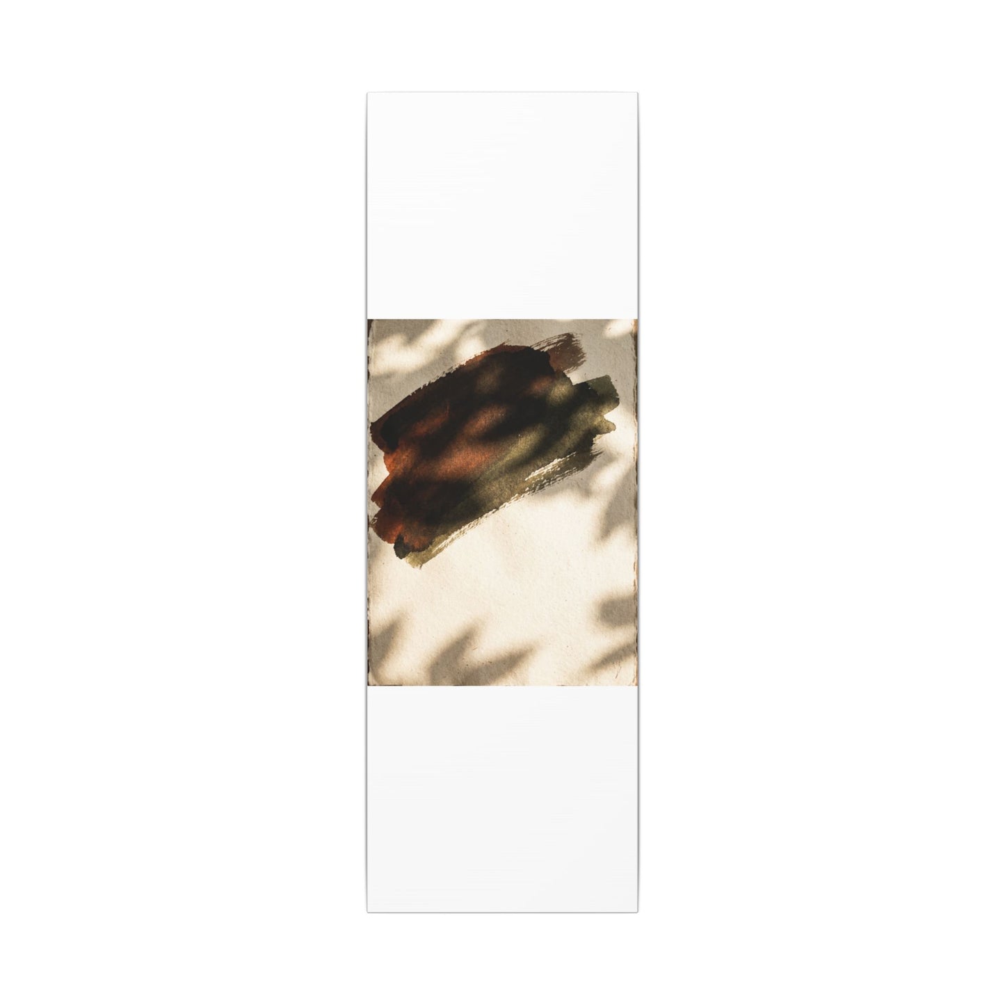 Ink Brushstroke Canvas Art | Summer Dark Japandi Moody Minimal Art