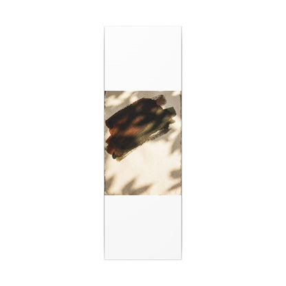 Ink Brushstroke Canvas Art | Summer Dark Japandi Moody Minimal Art