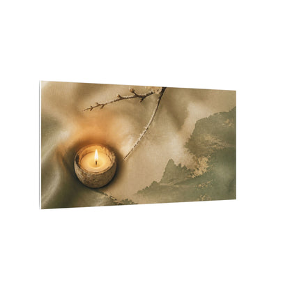 Silk Drape Japanese Pattern Canvas Art | Warm Japandi Art