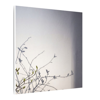 Japandi Shadow Play in Dawn | Japanese Pattern Canvas Art