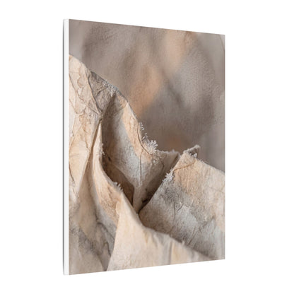Japandi Paper Fold in Candlelight | Watercolor Canvas Art