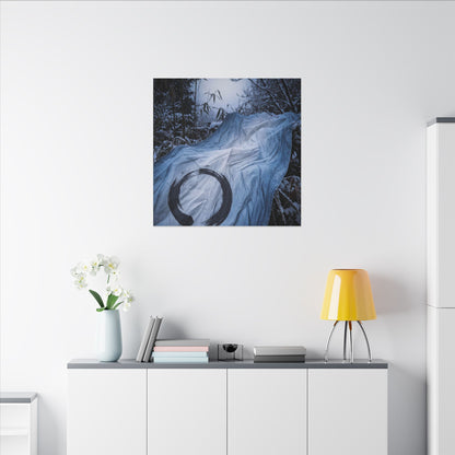 Moonlight Silk Drape Canvas Art - Zen Datsuzoku