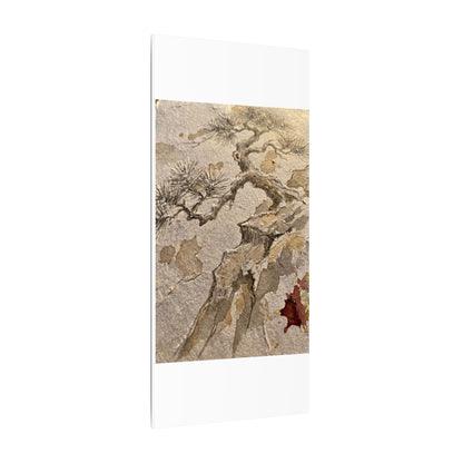 Pine Tree Canvas Art | Winter Japandi Japanese Pattern Art