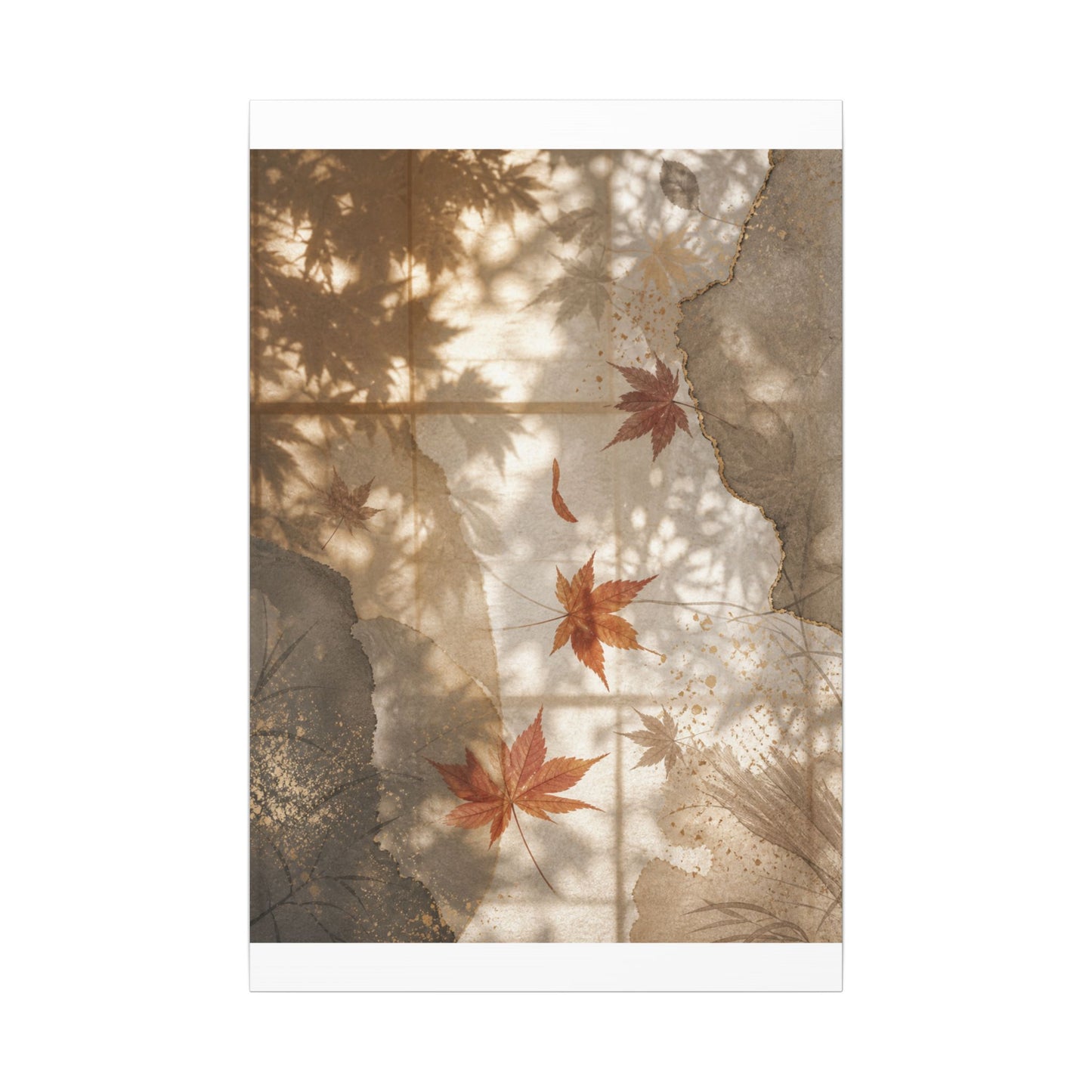 Datsuzoku Shoji Screen Canvas Art - Japandi Japanese Pattern