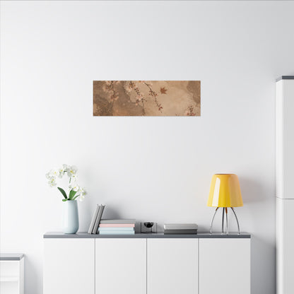 Cherry Blossom Canvas Art | Autumn Japandi Japanese Pattern Art
