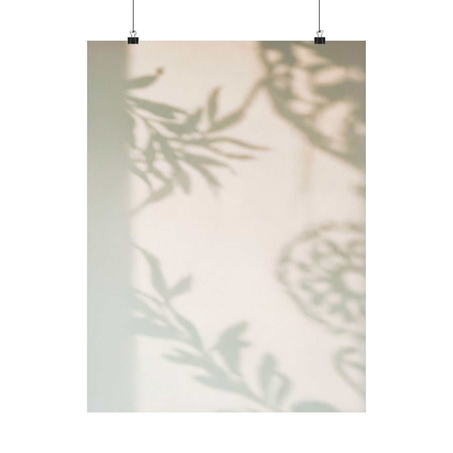 Cozy Shadow Play Wall Art Print - Japanese Pattern Japandi Art Print
