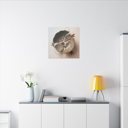 Dawn Ceramic Bowl Canvas Art - Japandi Fukinsei