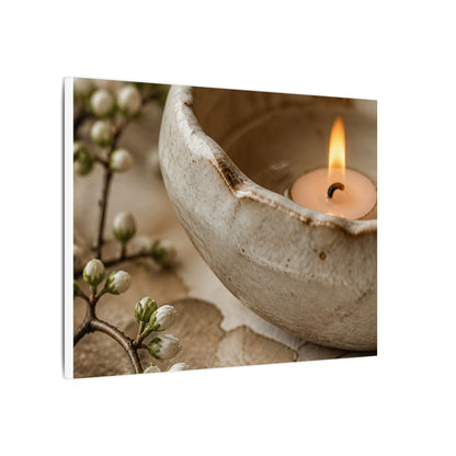 Kanso Ceramic Bowl Canvas Art - Japandi Watercolor