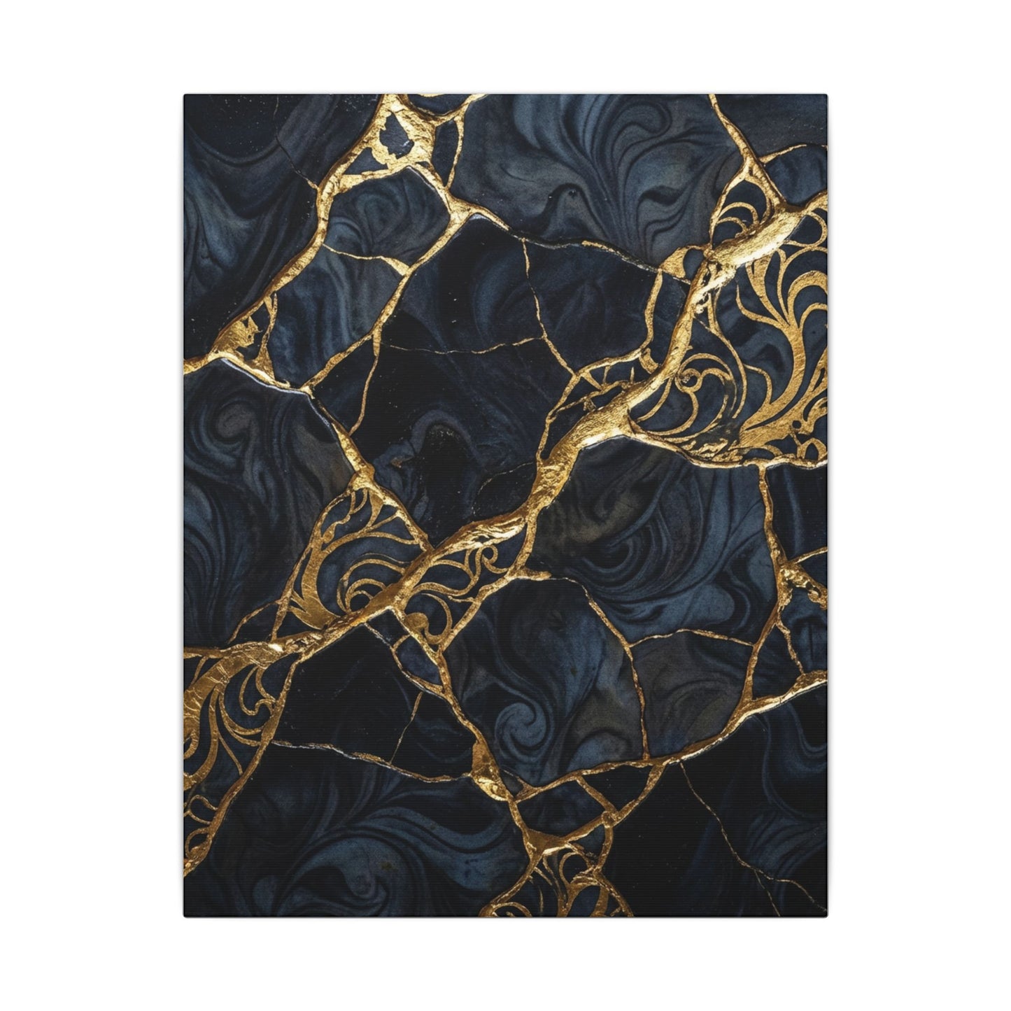 Kintsugi Gold Vein Canvas Art