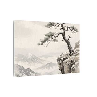 Seijaku Pine Tree Canvas Art - Japandi Japanese Pattern