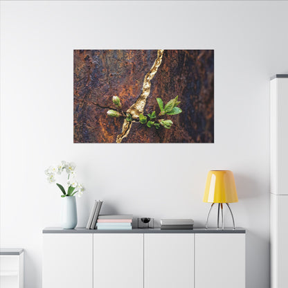 Overcast Rust Patina Canvas Art - Kintsugi Datsuzoku