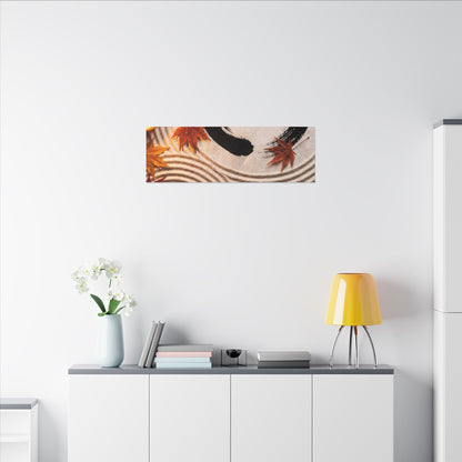 Tranquil Rock Garden Canvas Art - Enso Zen