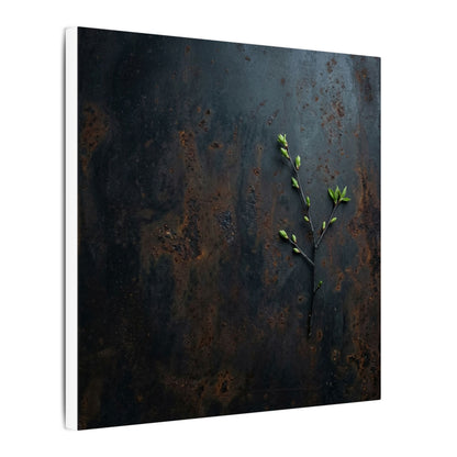 Rust Patina Moody Minimal Canvas Art | Moody Dark Japandi Art