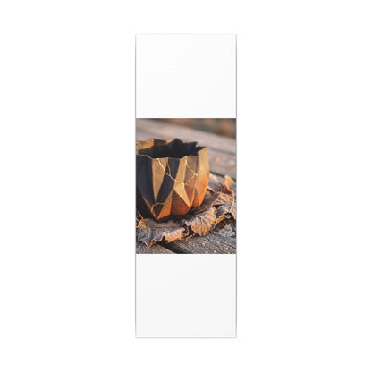 Paper Fold Gold Repair Canvas Art | Philosophical Kintsugi Art