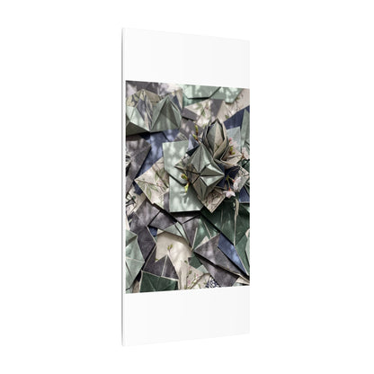 Shibui Paper Fold Canvas Art - Japandi Japanese Pattern