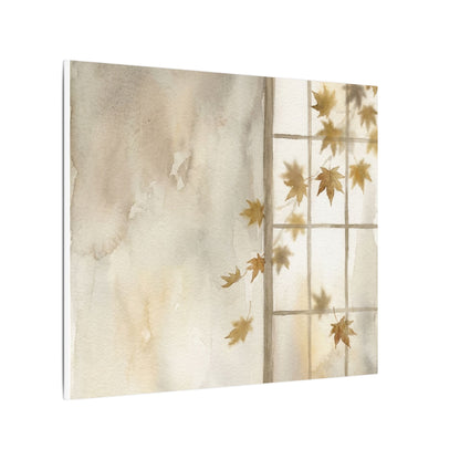 Warm Shoji Screen Canvas Art - Watercolor Japandi