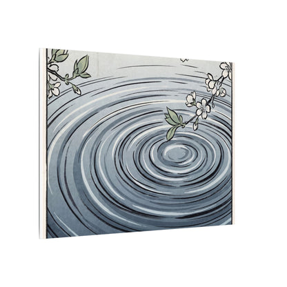 Calm Water Ripple Canvas Art - Ukiyo E Inspired Zen