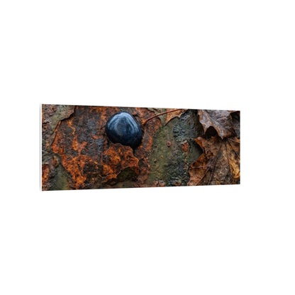 Datsuzoku Rust Patina Canvas Art - Dark Japandi Moody Minimal