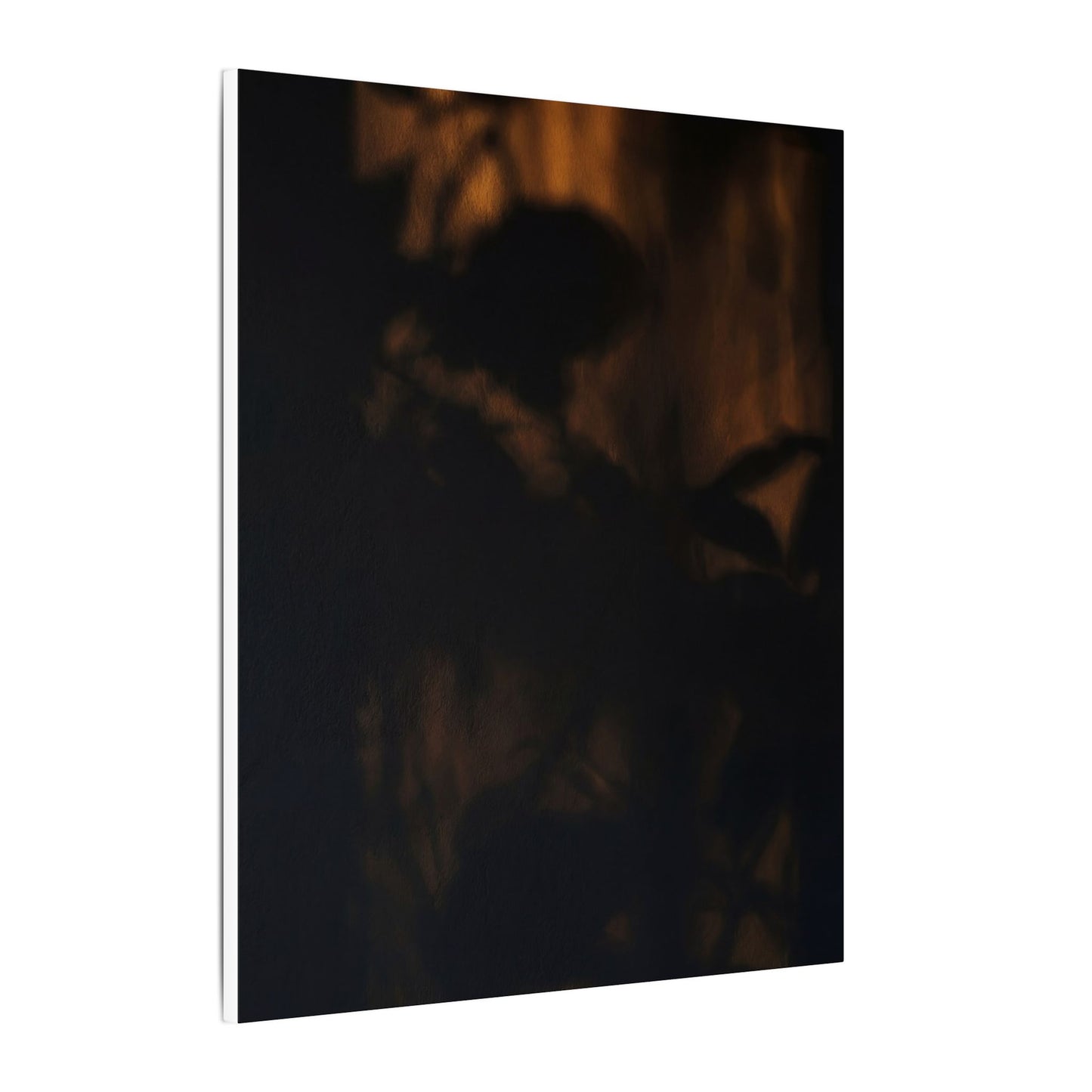 Shadow Play Summer Canvas Art | Dark Japandi Sophisticated Design