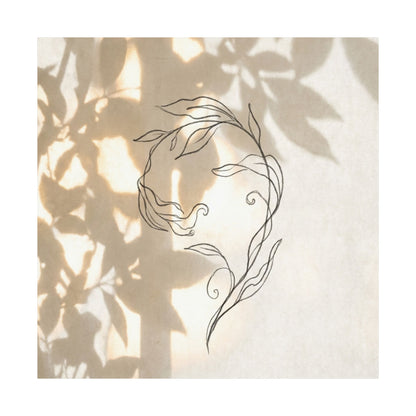 Candlelight Shoji Screen Wall Art Print - Japandi Fukinsei