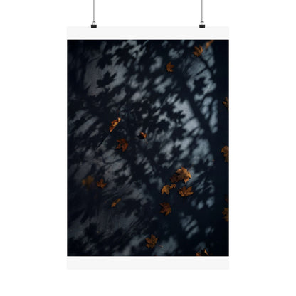 Shadow Play Shadow Zen Wall Art Print | Luxurious Dark Japandi Art Art Print