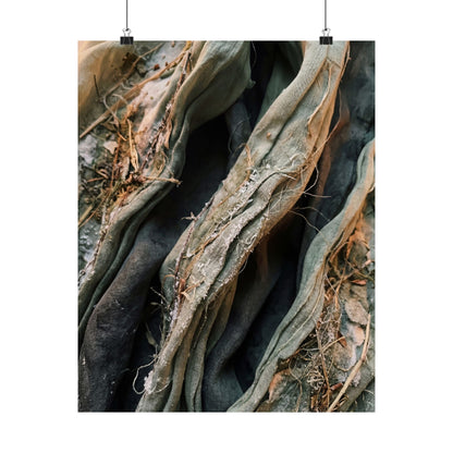 Silk Drape Texture Wall Art Print | Neutral Japandi Art