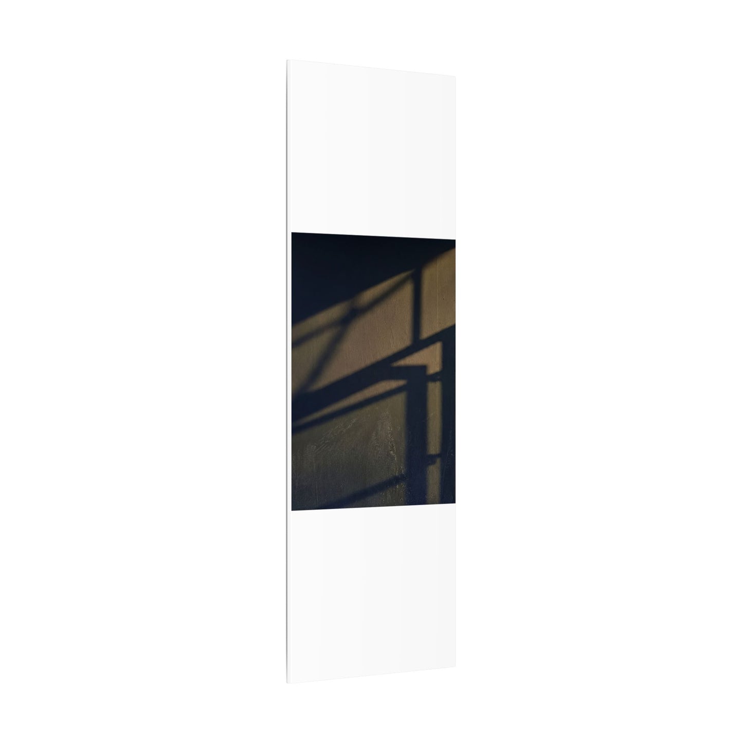 Sophisticated Shadow Play Canvas Art - Moody Minimal Dark Japandi