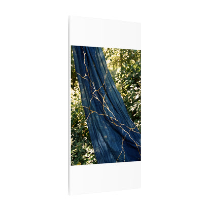 Resilient Silk Drape Canvas Art - Gold Repair Kintsugi