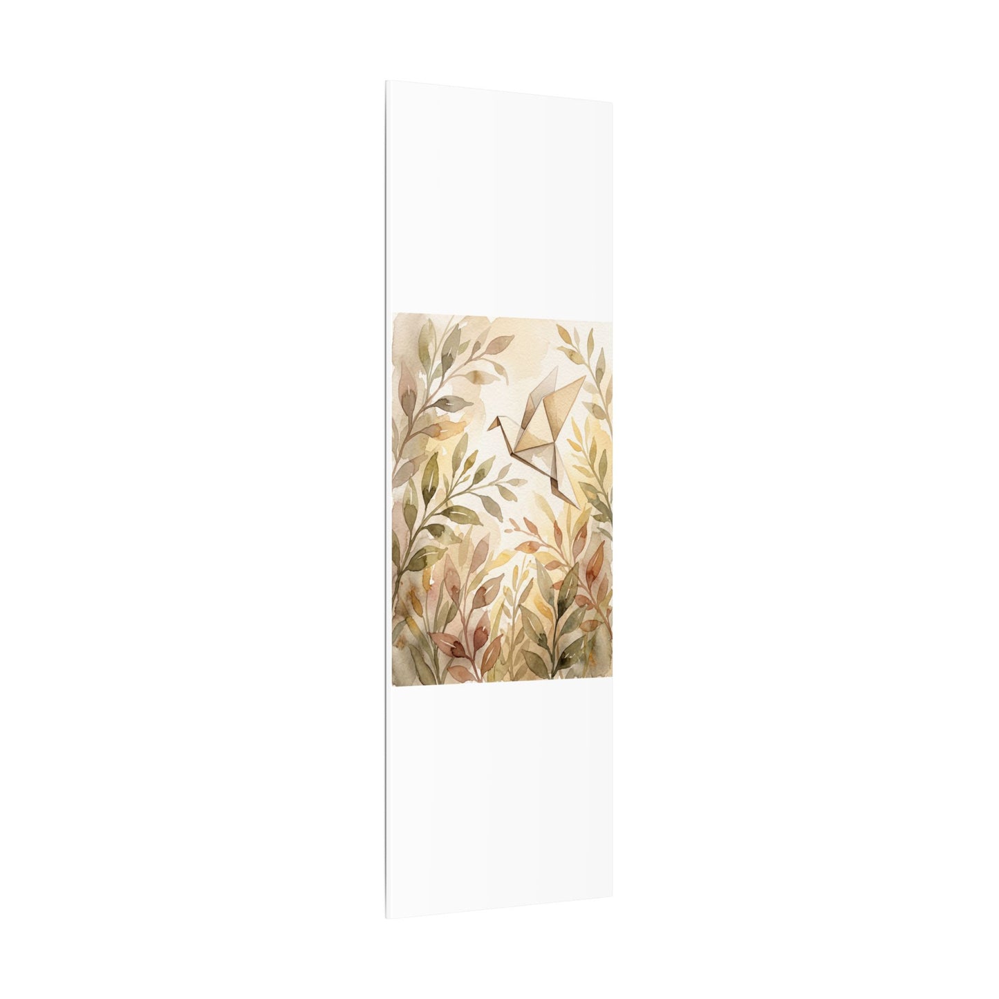Fukinsei Paper Fold Canvas Art - Japandi Watercolor