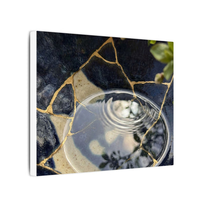 Water Ripple Spring Canvas Art | Kintsugi Beautiful Design