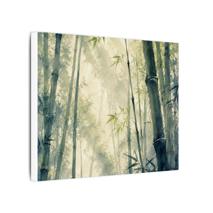 Bamboo Grove Spring Canvas Art | Zen Serene Design