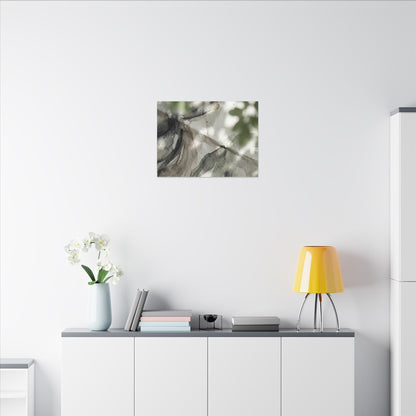 Spring Paper Fold Watercolor Canvas Art | Warm Decor
